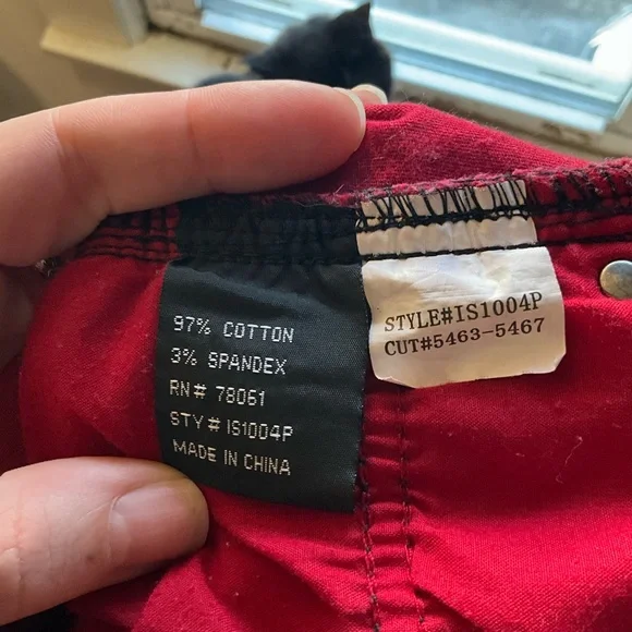 Royal Bones Black and Red Plaid Skinny Jeans - Picture 10 of 10